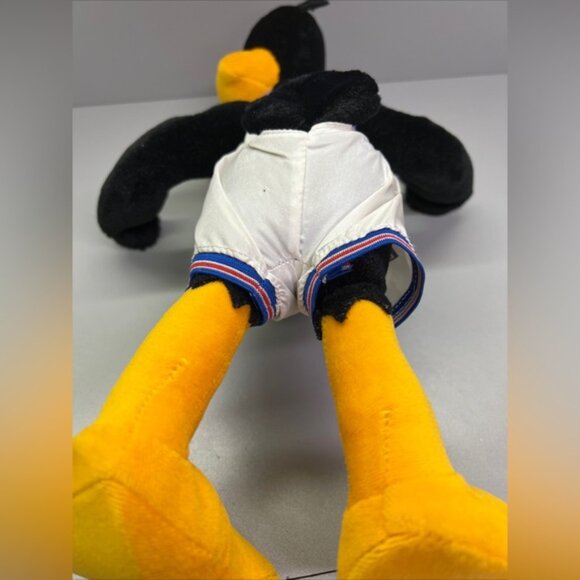 Poseable Daffy Duck Space Jam 1996 Tune Squad Play By Play Vintage - Picture 9 of 9